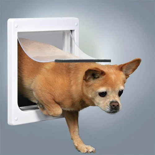 Trixie 2-Way Dog Flap XS-S White